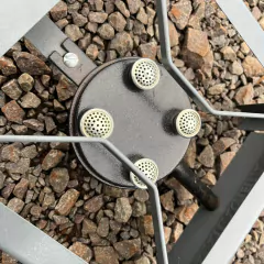 FOGÃO QUADRADO EM ALTA PRESSÃO COM 1 QUEIMADOR 4 CAULINS - ARACEBA - comprar online