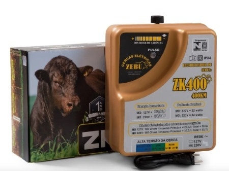 ELETRIFICADOR PARA CERCA RURAL ZK400- ZEBU