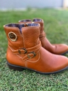 BOTA MONTARIA SHALINE COM FIVELA - COR FERRUGEM - comprar online