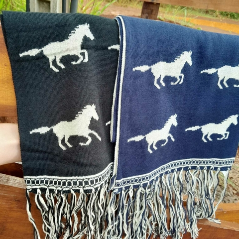 CACHECOL PÁTRIA PAMPA ESTAMPA CAVALO - comprar online
