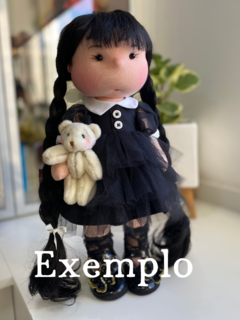 Vestido + calcinha - Wandinha 2 - comprar online