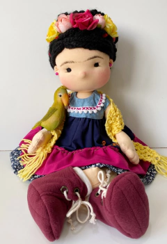 Frida e seu Papagaio Bonito na internet