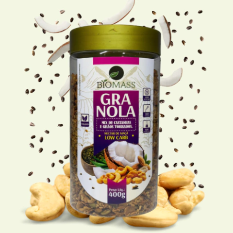 Granola Low Carb com Néctar de Maçã 400g - comprar online