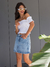 POLLERA NICOLE LIGHT BLUE - comprar online
