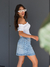 POLLERA NICOLE LIGHT BLUE en internet