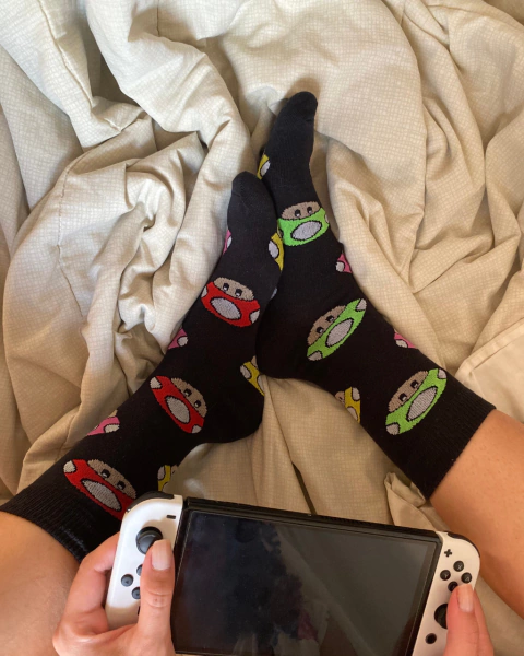 Meia de Algodão Cogumelos - comprar online