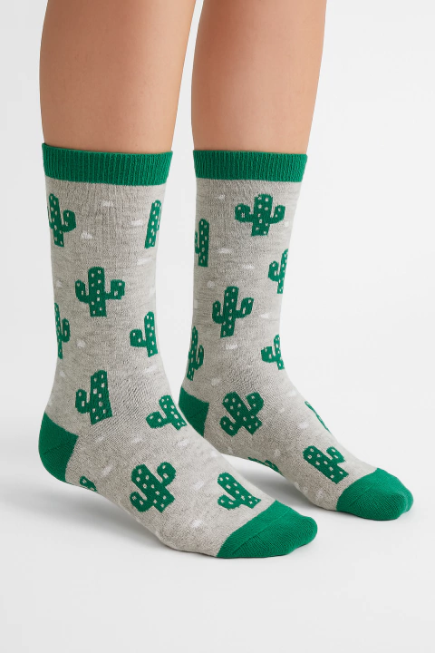 Meia de Algodão Cacto - comprar online