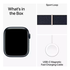 APPLE WATCH SERIES 9 45MM GPS MIDNIGHT ALUMINIUM MIDNIGHT - ONE SIZE - Flux Solutions