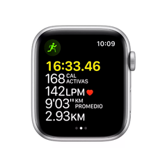APPLE WATCH SE GPS 44MM SILVER ALUMINUM CASE ABYSS BLUE SPORT BAND - ONE SIZE en internet