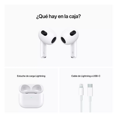 Imagen de APPLE AIRPODS (TERCERA GENERACIÓN) CON ESTUCHE DE CARGA LIGHTNING
