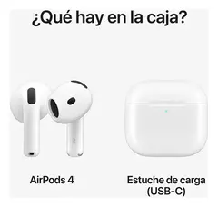 AURICULARES INALÁMBRICOS APPLE AIRPODS 4 ANC MODELO A3055 en internet