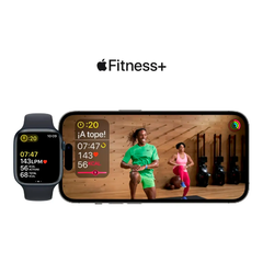 APPLE WATCH SERIES 8 GPS 45MM SILVER ALUMINUM CASE WITH WHITE SPORT BAND - comprar online
