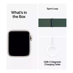 APPLE WATCH SE GPS 40MM ALUMINUM CASE LOOP NYLON VERDE (2.ª GEN) - Flux Solutions