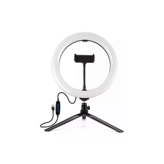 ARO DE LUZ LED SELFIE 3 LUCES + TRÍPODE PROFESIONAL CELULAR