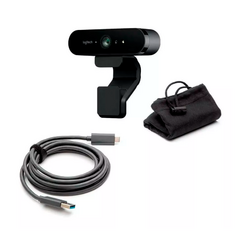 Imagen de CÁMARA WEB LOGITECH BRIO 4K 90FPS - COLOR NEGRO