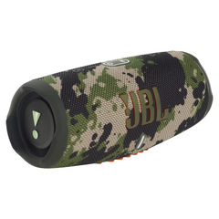 PARLANTE JBL CHARGE 5 PORTÁTIL CON BLUETOOTH WATERPROOF VERDE CAMUFLADO - Flux Solutions
