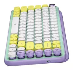 TECLADO BLUETOOTH LOGITECH POP KEYS QWERTY BROWN ESPAÑOL - Flux Solutions