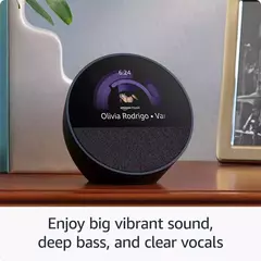 AMAZON ECHO SPOT CON ASISTENTE VIRTUAL ALEXA AZUL en internet
