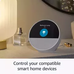 AMAZON ECHO SPOT CON ASISTENTE VIRTUAL ALEXA AZUL - tienda online
