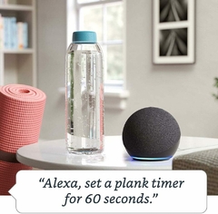 AMAZON ECHO DOT 4.ª GENERACION EDICIÓN 2020 - PARLANTE INTELIGENTE CON ALEXA - NEGRO - Flux Solutions