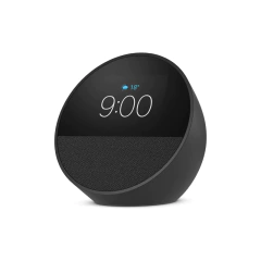 AMAZON ECHO SPOT CON ASISTENTE VIRTUAL ALEXA NEGRO - comprar online