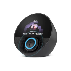 AMAZON ECHO SPOT CON ASISTENTE VIRTUAL ALEXA NEGRO en internet