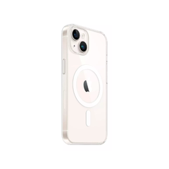 FUNDA PROTECTOR ORIGINAL APPLE TRANSPARENTE MAGSAFE IPHONE 14 - Flux Solutions