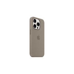 FUNDA PROTECTOR SILICONE CASE IPHONE 15 PRO MAGSAFE ORIGINAL - CLAY MARRÓN en internet