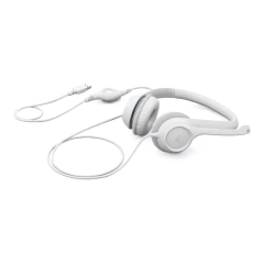 AURICULARES HEADSET LOGITECH H390 USB BLANCO CON MICRÓFONO en internet
