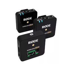 MICRÓFONOS RODE WIRELESS GO II CONDENSADOR OMNIDIRECCIONAL COLOR NEGRO