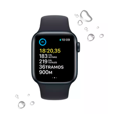 APPLE WATCH SE GPS + CELULAR 40MM MIDNIGHT ALUMINUM CASE WITH MIDNIGHT SPORT BAND (2.ª GEN) - Flux Solutions