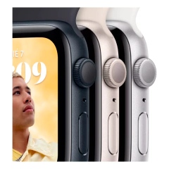 APPLE WATCH SE GPS 44MM SILVER ALUMINUM CASE WHITE SPORT BAND (2.ª GEN) en internet