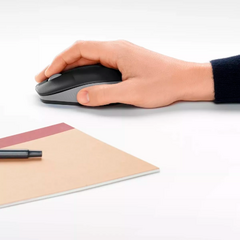 MOUSE LOGITECH M190 INALÁMBRICO ERGONÓMICO GRIS MARENGO