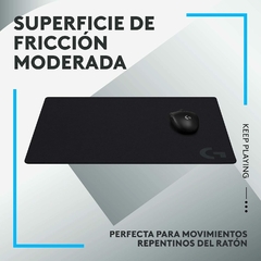 MOUSE PAD LOGITECH GAMING G640 SERIE G - NEGRO - Flux Solutions