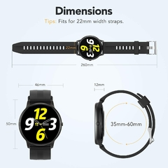 SMARTWATCH AGPTEK LW11 RELOJ INTELIGENTE ANDROID E IOS (NEGRO) - tienda online