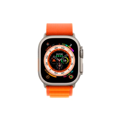 APPLE WATCH ULTRA GPS + CELULAR 49MM TITANIUM CASE WITH ORANGE ALPINE LOOP - comprar online