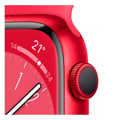 APPLE WATCH SERIES 8 GPS 45MM RED ALUMINUM CASE WITH RED SPORT BAND en internet