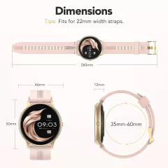 SMART WATCH AGPTEK LW11 (ROSA) - Flux Solutions