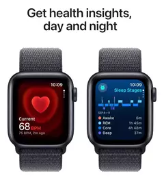 APPLE WATCH SE 2GEN 40MM MIDNIGHT LOOP NYLON DEPORTIVA NEGRO - tienda online
