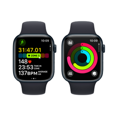 APPLE WATCH SERIES 9 41MM GPS MIDNIGHT SPORT BAND MIDNIGHT - S/M - Flux Solutions