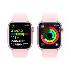 APPLE WATCH SERIES 9 41MM GPS PINK SPORT BAND PINK - S/M - Flux Solutions