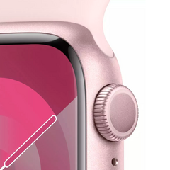 APPLE WATCH SERIES 9 41MM GPS PINK SPORT BAND PINK - S/M - tienda online
