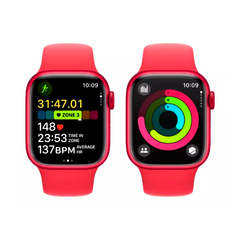 APPLE WATCH SERIES 9 41MM GPS RED SPORT BAND RED - M/L - Flux Solutions
