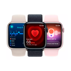 APPLE WATCH SERIES 9 41MM GPS PINK SPORT BAND PINK - S/M
