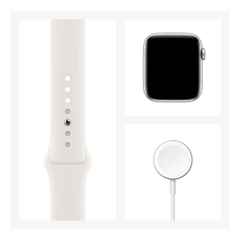 Imagen de APPLE WATCH SE 40MM SILVER ALUMINUM CASE WITH WHITE SPORT BAND (2.ª GEN)