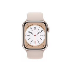 APPLE WATCH SERIES 8 GPS 41MM STARLIGHT ALUMINUM CASE WITH STARLIGHT SPORT BAND - comprar online