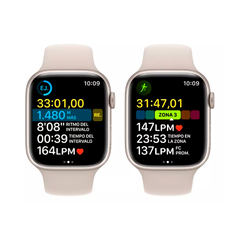 APPLE WATCH SERIES 8 GPS 41MM STARLIGHT ALUMINUM CASE WITH STARLIGHT SPORT BAND - tienda online
