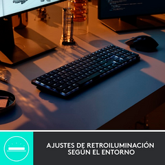 TECLADO BLUETOOTH INALÁMBRICO LOGITECH MX MECHANICAL ESPAÑOL ESPAÑA GRAFITO en internet