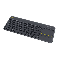 TECLADO INALÁMBRICO TOUCHPAD K400PLUS LOGITECH NEGRO ESPAÑOL - comprar online