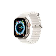 APPLE WATCH ULTRA GPS + CELULAR 49MM TITANIUM WHITE OCEAN BAND - ONE SIZE